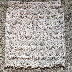 Crochet skirt